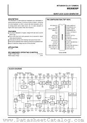 M52693SP datasheet pdf Mitsubishi Electric Corporation