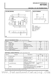 M67760HC datasheet pdf Mitsubishi Electric Corporation