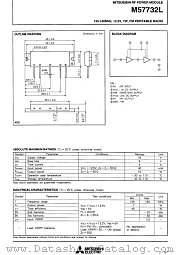 M57732L datasheet pdf Mitsubishi Electric Corporation