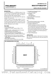 M65676FP datasheet pdf Mitsubishi Electric Corporation