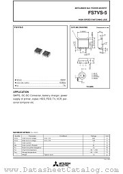 FS7VS-5 datasheet pdf Mitsubishi Electric Corporation