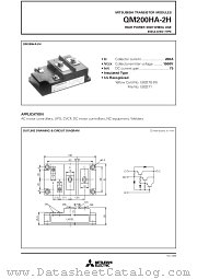 QM200HA-2H datasheet pdf Mitsubishi Electric Corporation