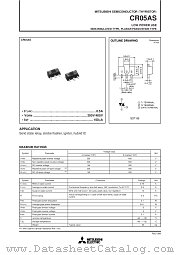 CR05AS datasheet pdf Mitsubishi Electric Corporation