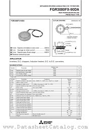 FGR3000FX-90DA datasheet pdf Mitsubishi Electric Corporation