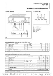 M57745B datasheet pdf Mitsubishi Electric Corporation