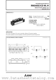 RM30CZ-H datasheet pdf Mitsubishi Electric Corporation