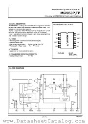 M62050FP datasheet pdf Mitsubishi Electric Corporation