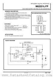 M62221FP datasheet pdf Mitsubishi Electric Corporation