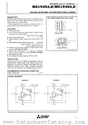 M51945B datasheet pdf Mitsubishi Electric Corporation