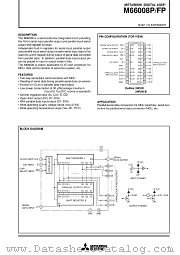 M66008P datasheet pdf Mitsubishi Electric Corporation