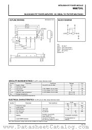 M68731L datasheet pdf Mitsubishi Electric Corporation