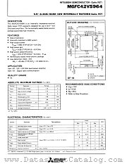 MGFC42V5964 datasheet pdf Mitsubishi Electric Corporation