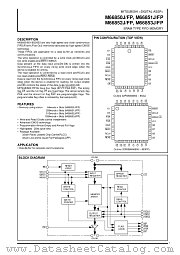 M66852J datasheet pdf Mitsubishi Electric Corporation