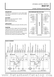 M54671SP datasheet pdf Mitsubishi Electric Corporation