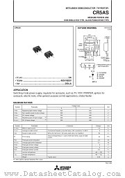 CR5AS datasheet pdf Mitsubishi Electric Corporation