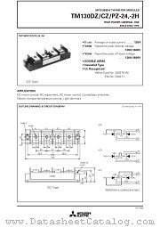 TM130CZ-2H datasheet pdf Mitsubishi Electric Corporation
