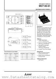 M57140-01 datasheet pdf Mitsubishi Electric Corporation