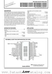 M37906M8C-XXXFP datasheet pdf Mitsubishi Electric Corporation