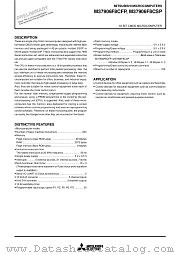 M37906F8CFP datasheet pdf Mitsubishi Electric Corporation
