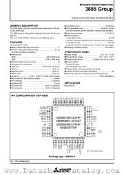 M38859M8-XXXHP datasheet pdf Mitsubishi Electric Corporation