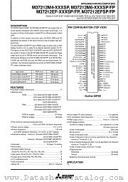 M37220M3-XXXSP datasheet pdf Mitsubishi Electric Corporation