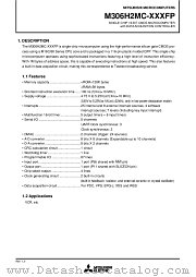 M306H2MC-XXXFP datasheet pdf Mitsubishi Electric Corporation