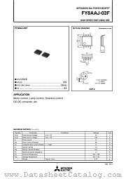 FY8AAJ-03F datasheet pdf Mitsubishi Electric Corporation