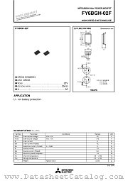 FY6BGH-02F datasheet pdf Mitsubishi Electric Corporation