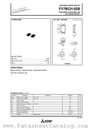 FY7BCH-02B datasheet pdf Mitsubishi Electric Corporation