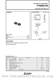 FY8ABJ-03 datasheet pdf Mitsubishi Electric Corporation