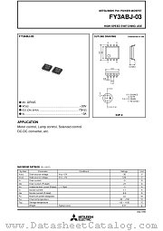 FY3ABJ-03 datasheet pdf Mitsubishi Electric Corporation