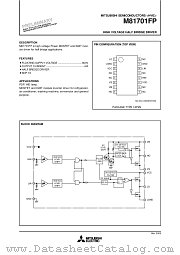 M81701FP datasheet pdf Mitsubishi Electric Corporation
