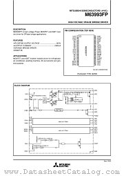 M63993FP datasheet pdf Mitsubishi Electric Corporation