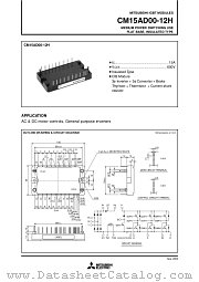 CM15AD05-12H datasheet pdf Mitsubishi Electric Corporation