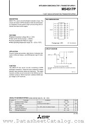 M54517P datasheet pdf Mitsubishi Electric Corporation