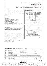 M54567P/FP datasheet pdf Mitsubishi Electric Corporation