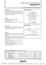 M54566P/FP datasheet pdf Mitsubishi Electric Corporation