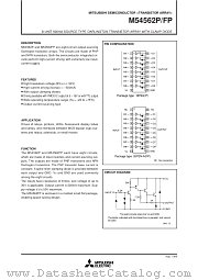M54562P/FP datasheet pdf Mitsubishi Electric Corporation