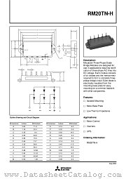 RM20TN-H datasheet pdf Mitsubishi Electric Corporation