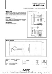 MPS1201S-01 datasheet pdf Mitsubishi Electric Corporation