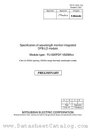 FU-692PDF-V620MXX datasheet pdf Mitsubishi Electric Corporation
