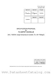FU-68PDF-V620MXXB datasheet pdf Mitsubishi Electric Corporation