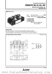 RM50TC-M datasheet pdf Mitsubishi Electric Corporation