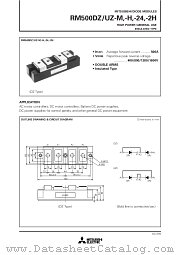 RM500UZ-24 datasheet pdf Mitsubishi Electric Corporation