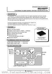 M62496FP datasheet pdf Mitsubishi Electric Corporation