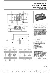 CM300DY-24H datasheet pdf Mitsubishi Electric Corporation