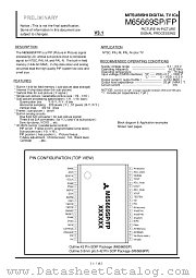 M65669FP datasheet pdf Mitsubishi Electric Corporation