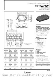 PM10CZF120 datasheet pdf Mitsubishi Electric Corporation