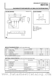 M68731HM datasheet pdf Mitsubishi Electric Corporation
