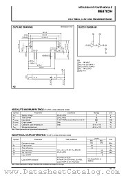 M68702H datasheet pdf Mitsubishi Electric Corporation